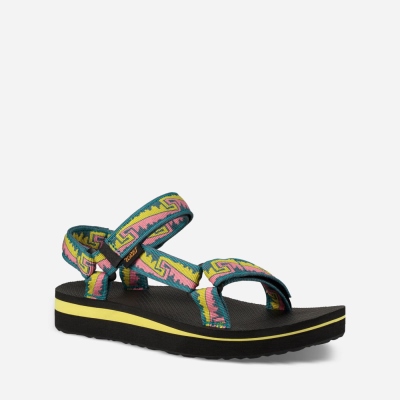 Teva Midform Universal Women's Black / Multicolor Sandals CA46403 Canada Clearance